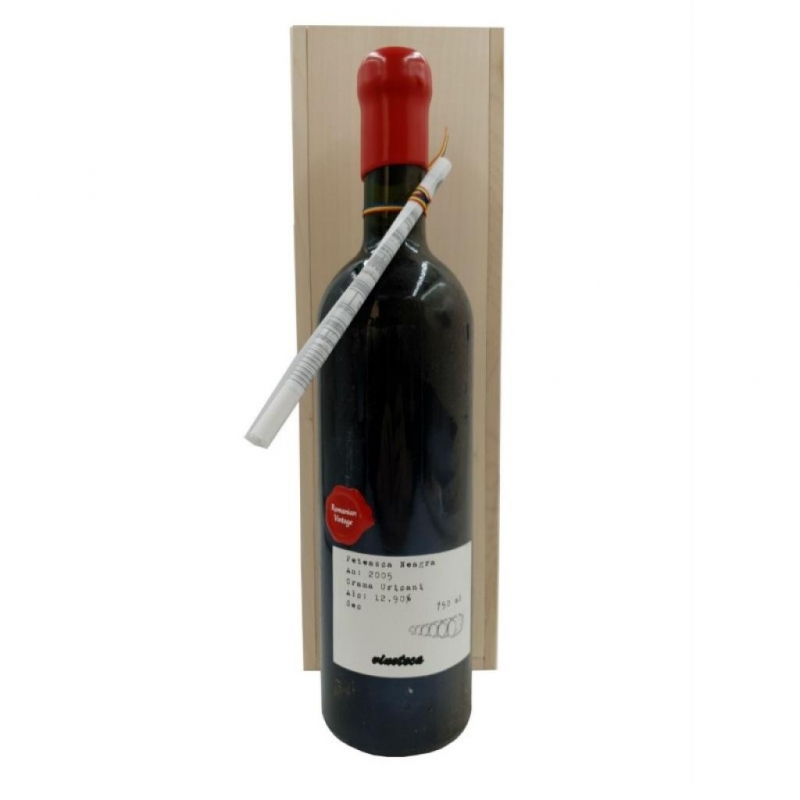 Vin Feteasca Neagra Uricani 2005 cutie lemn 0.75L 0